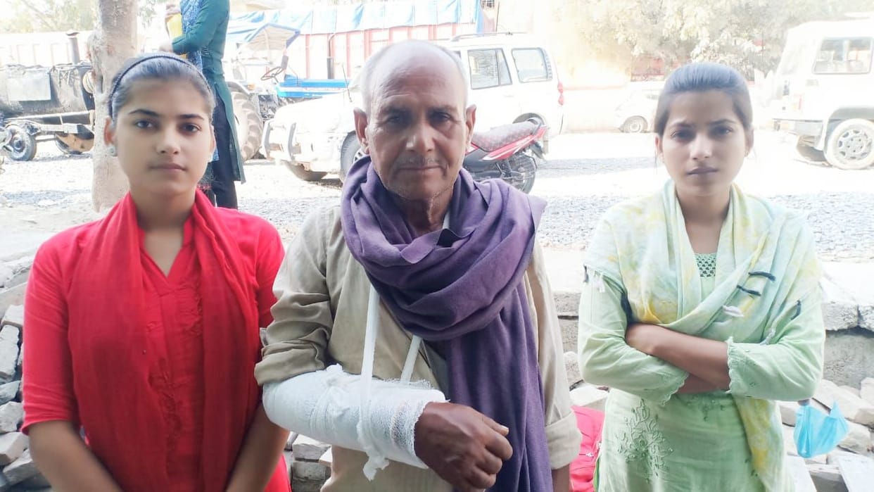Beating,auraiya news,old man,gambhir,rival
