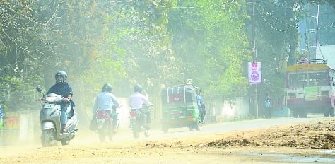 The dust blowing in the city and the minister claimed clean Bareilly
