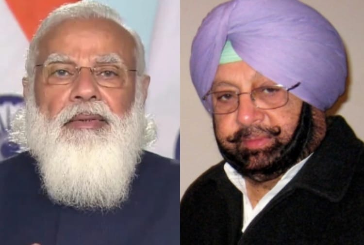 PM Narendra Modi wishes Punjab Cm Captain Amarinder singh on his birthday