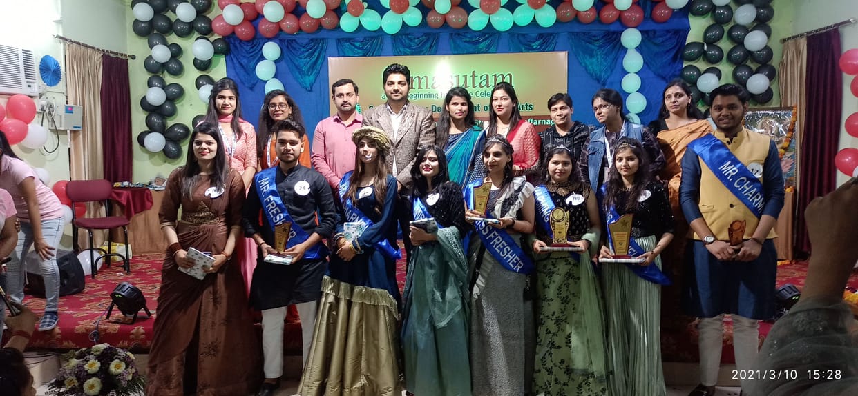 Madhav Mr, Riya became Miss Fresher