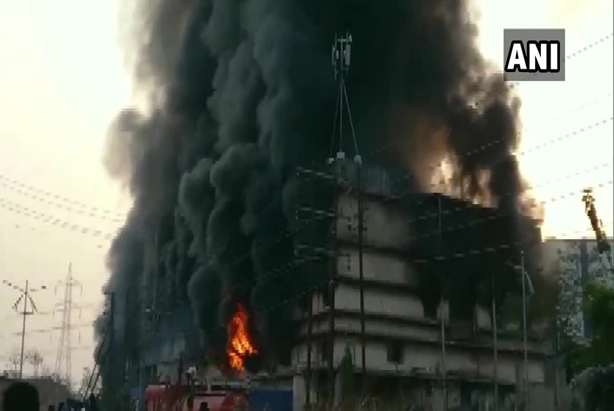 Thane: Fire breaks out at a chemical factory in the Maharashtra Industrial Development Corporation area of Ambernath