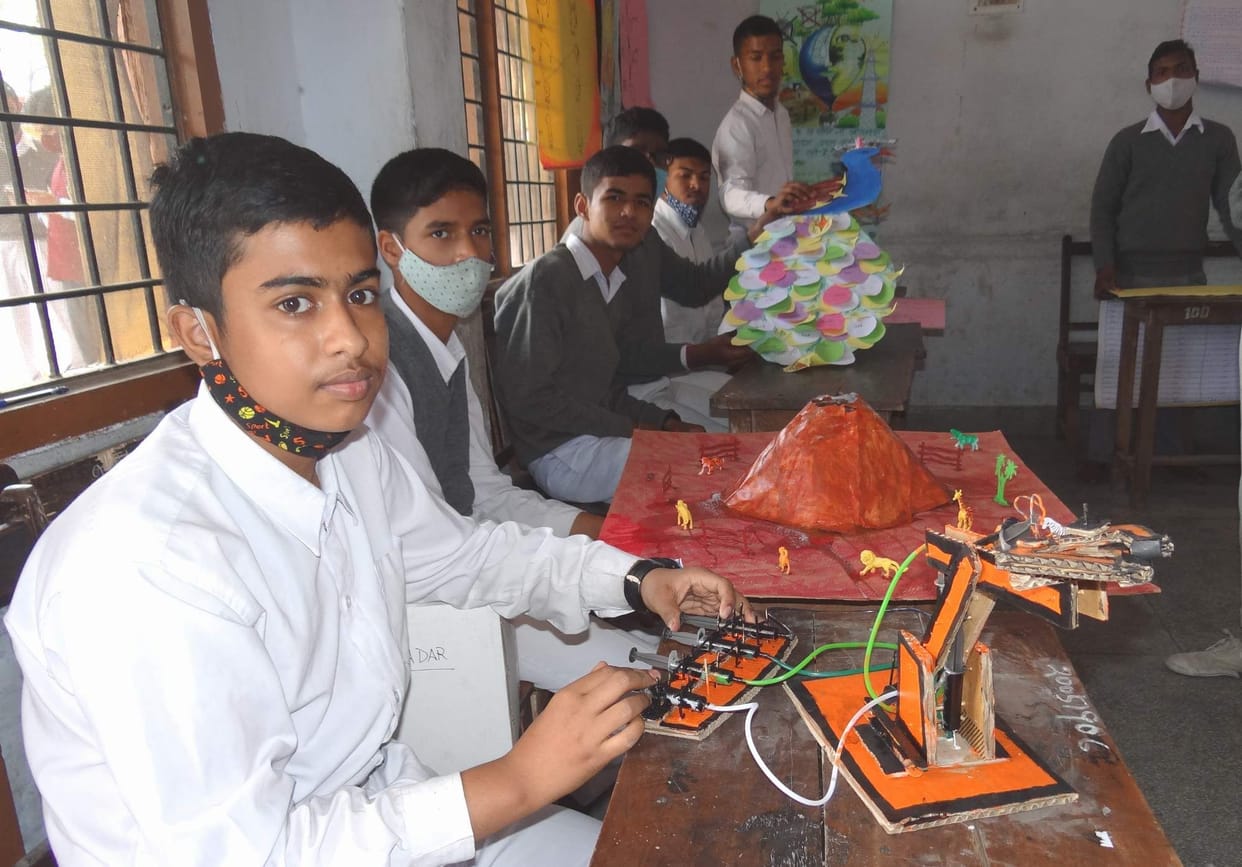 Child scientists showed talent in science exhibition