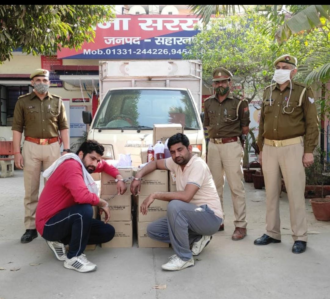 Two liquor smugglers arrested, 40 cases of liquor recovered