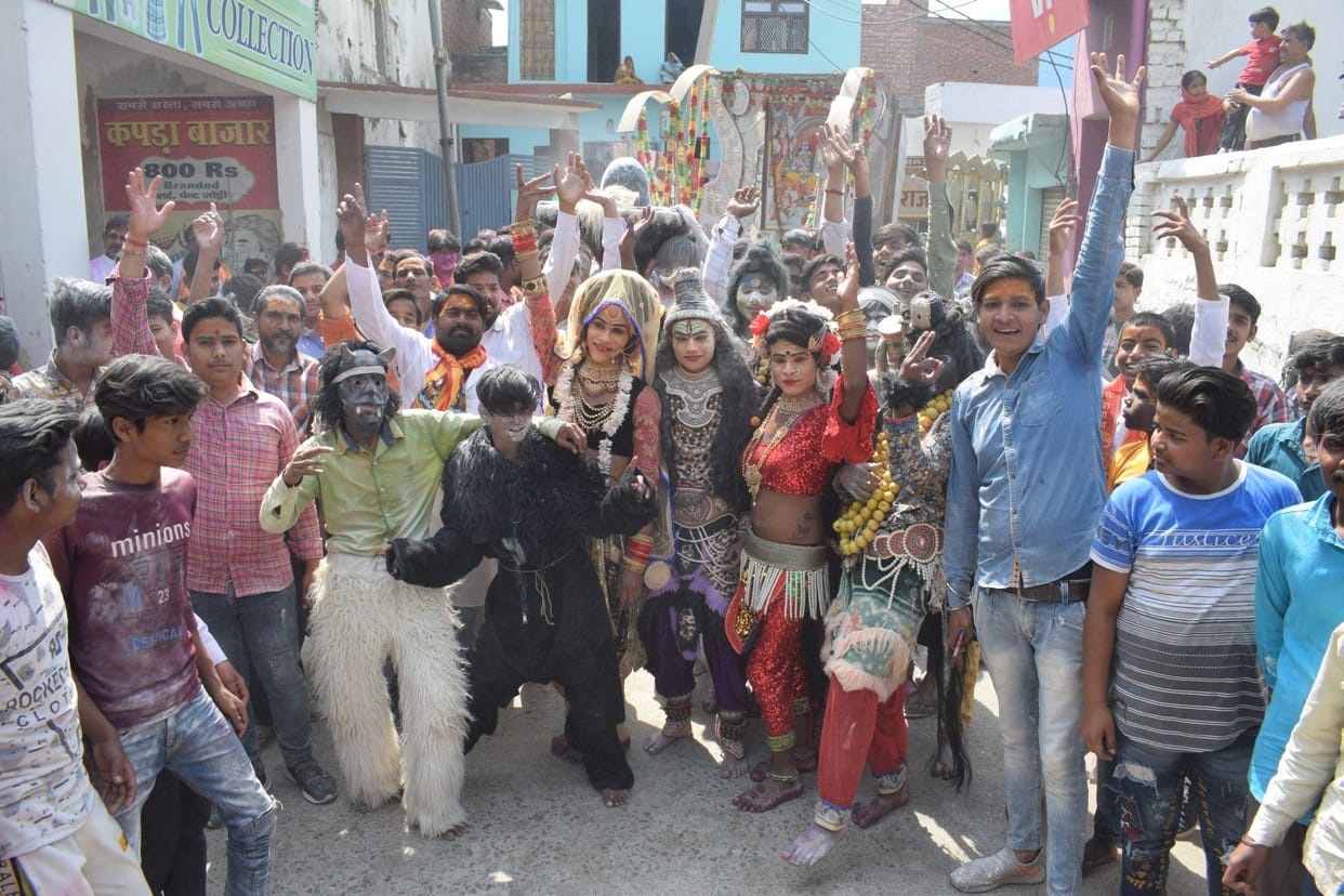 ,Lord Bholenath's procession came out with pomp