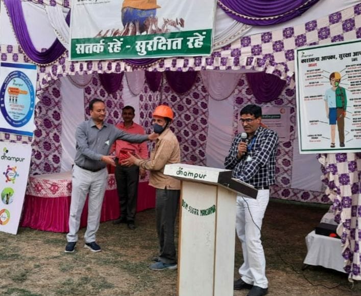 Honored employees at the conclusion of Safety Week