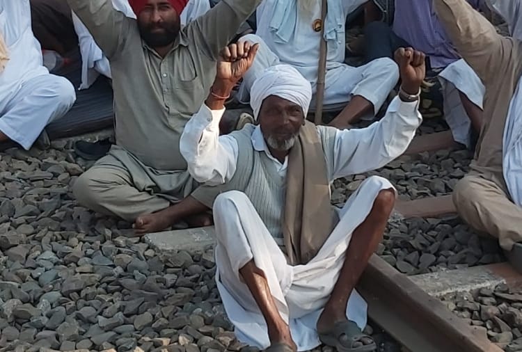 Kisan mazdoor sangharsh committee withdraw protest from rail track in Punjab
