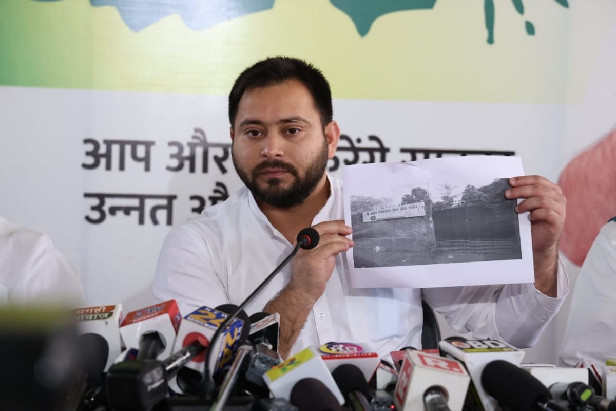 Tejashwi Yadav slammed CM Nitish Kumar alleging a BJP minster of doing liquor business