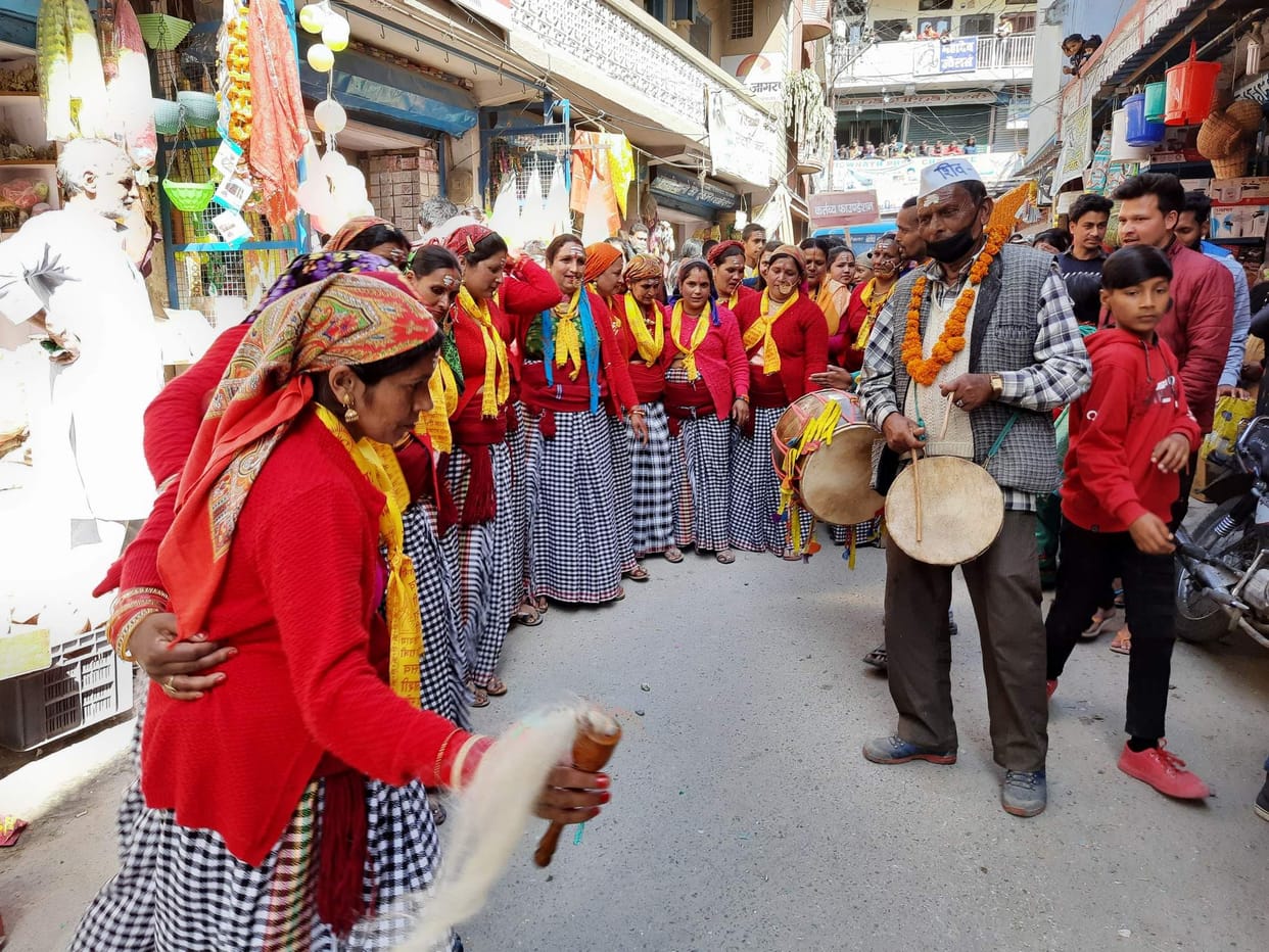 Crowds gathered for Jalabhishek in Shivalay