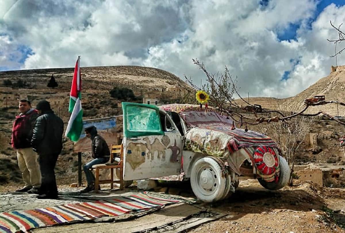 Worlds smallest hotel is a vintage Volkswagen Beetle in Jordan