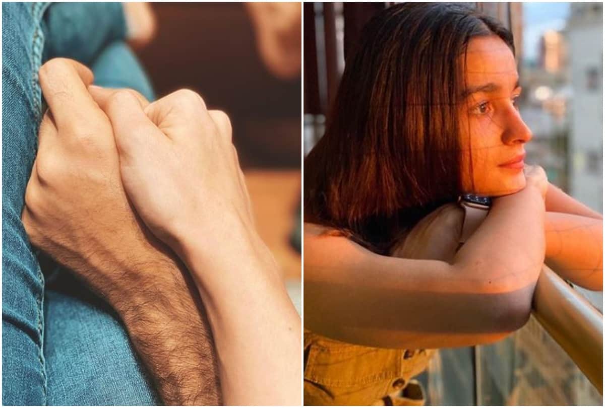 Alia Bhatt share adorable photo of her holding Hand with Ranbir Kapoor said Major Missing