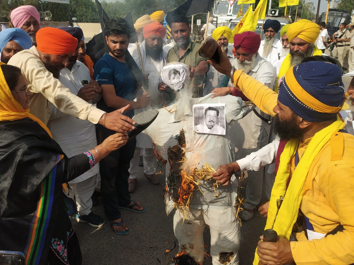 farmer protest in sirsa