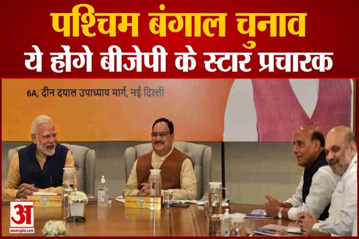 बीजेपी के स्टार प्रचारकों की लिस्ट जारी