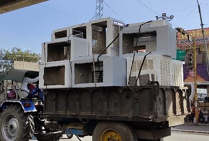 Kisan Andolan : Farmers now made brick house on kundli border