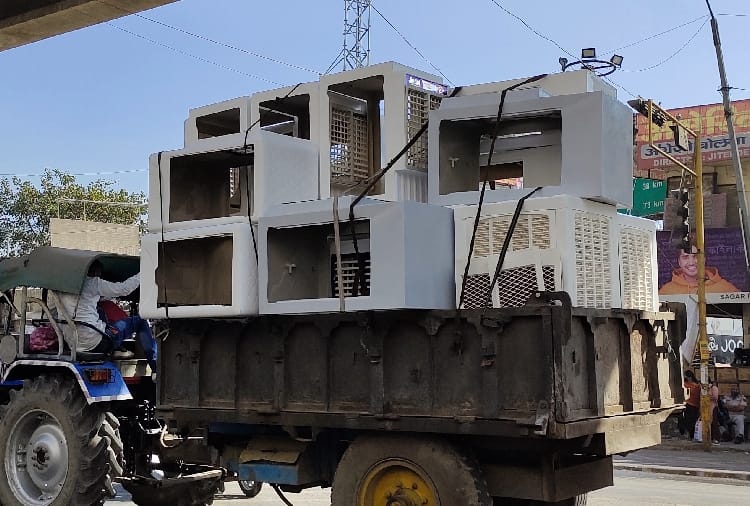 Kisan Andolan : Farmers now made brick house on kundli border