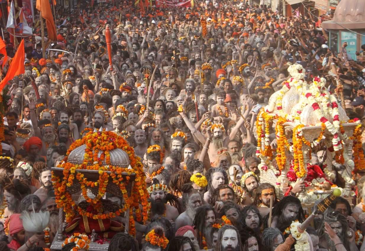 Haridwar Kumbh 2021: foreigner devotee become saint came in kumbh, watch in photos