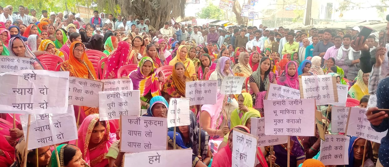 Women outspoken about occupation of land, warned