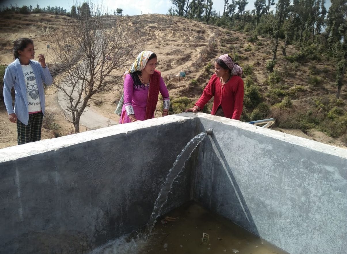 BAF organization installed solar water pump in Narsinghanda village