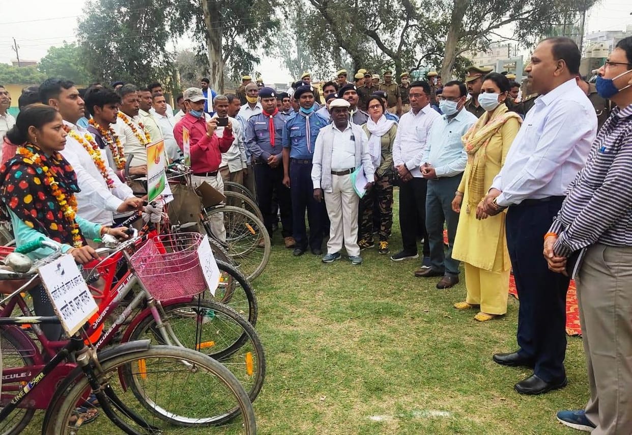 Bicycle rally held on Amrit Mahotsav of independence