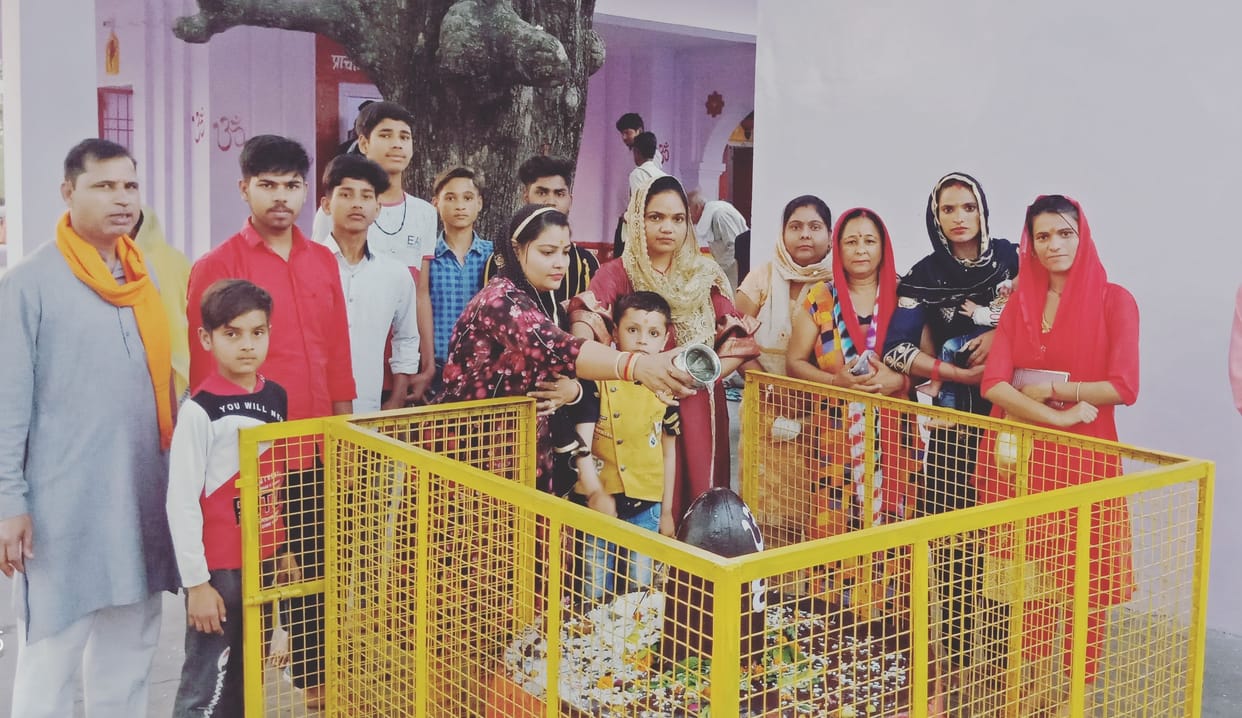 A huge fair held in the ancient Shiva temple on Mahashivratri