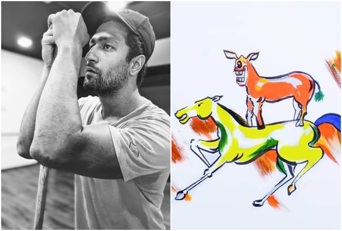 Vicky Kaushal got trolled after sharing photo standing on atop horse users said think about animals too