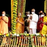 गंगा आरती के दौरान राष्ट्रपति