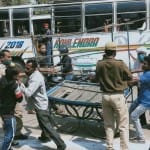 पुलिसकर्मियों से हुई कहासुनी।