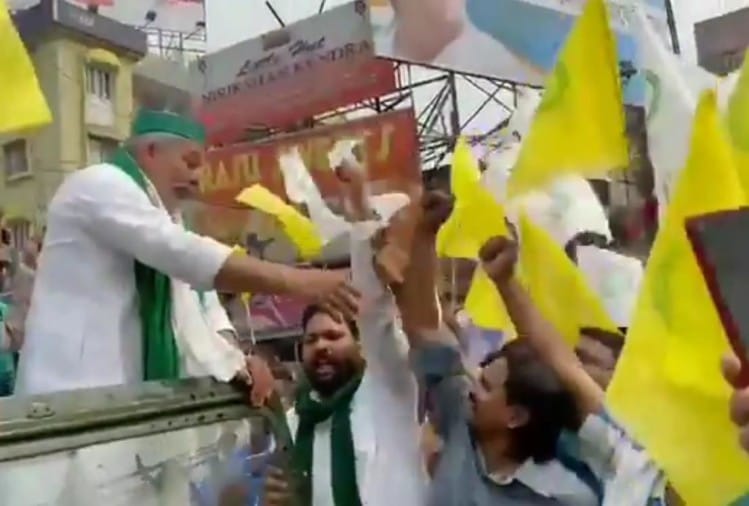 Farmer Leader Rakesh Tikait Will Participate In Kolkata And Nandigram Mahapanchayat To Defeat