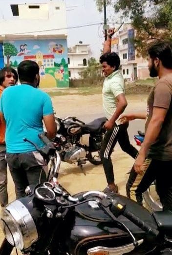 firing on road