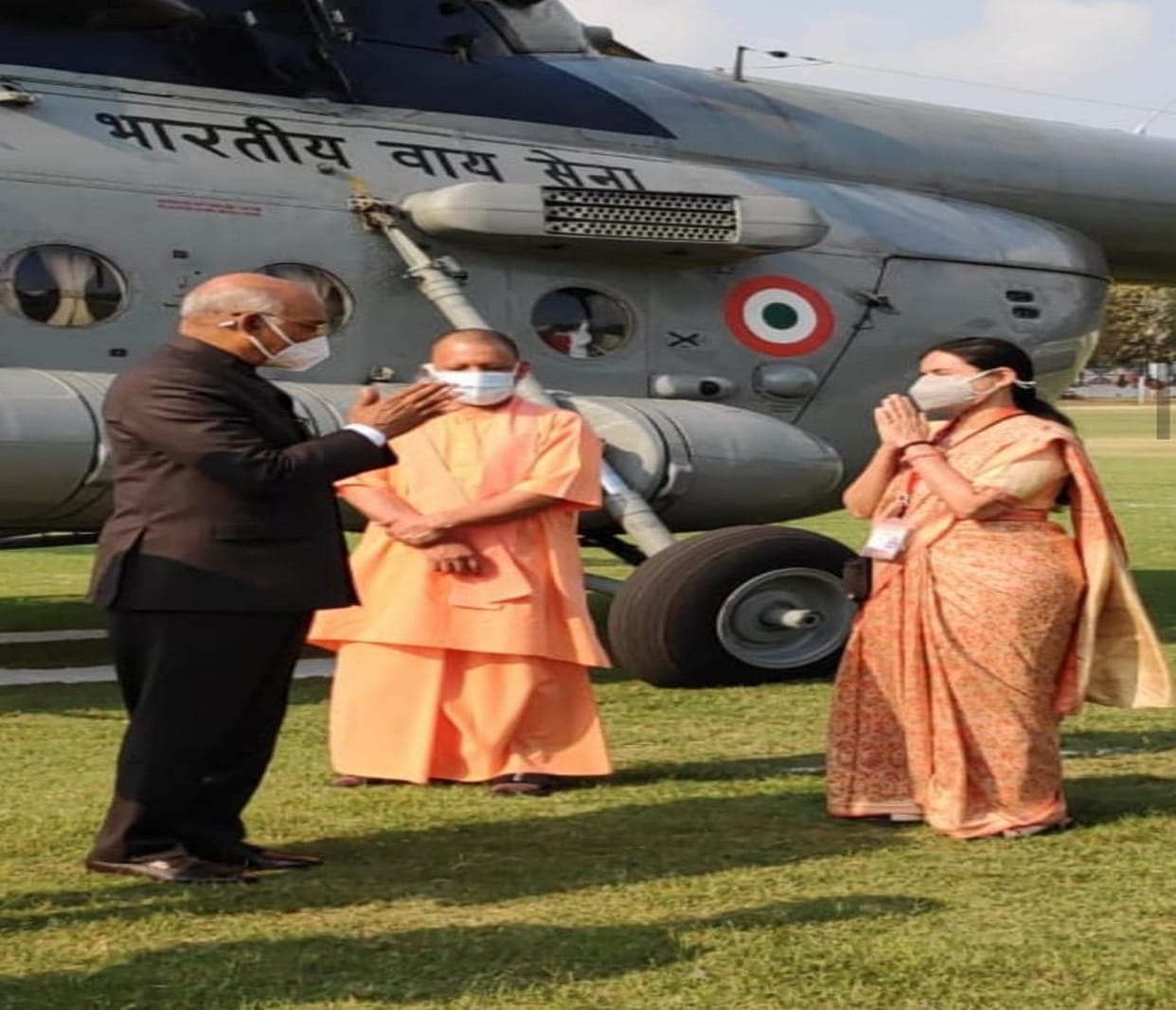 President started the morning with Pranayama