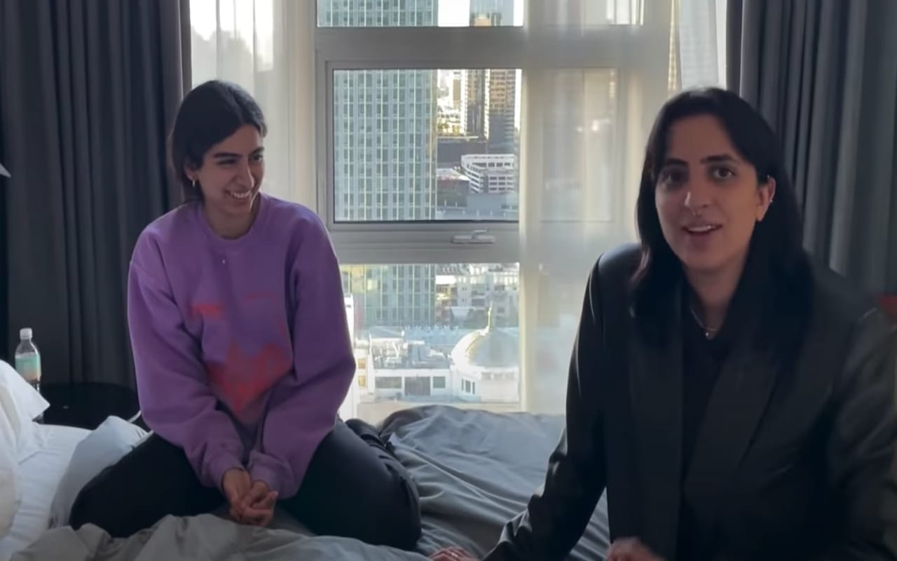 anurag kashyap daughter aaliyah kashyap shared youtube video when she met khushi kapoor in us