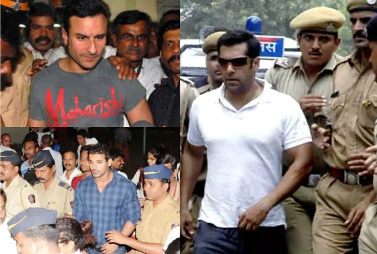 These Actrors Who Have Been Arrested Salman Khan Saif Ali Khan And Akshay Kumar In The List