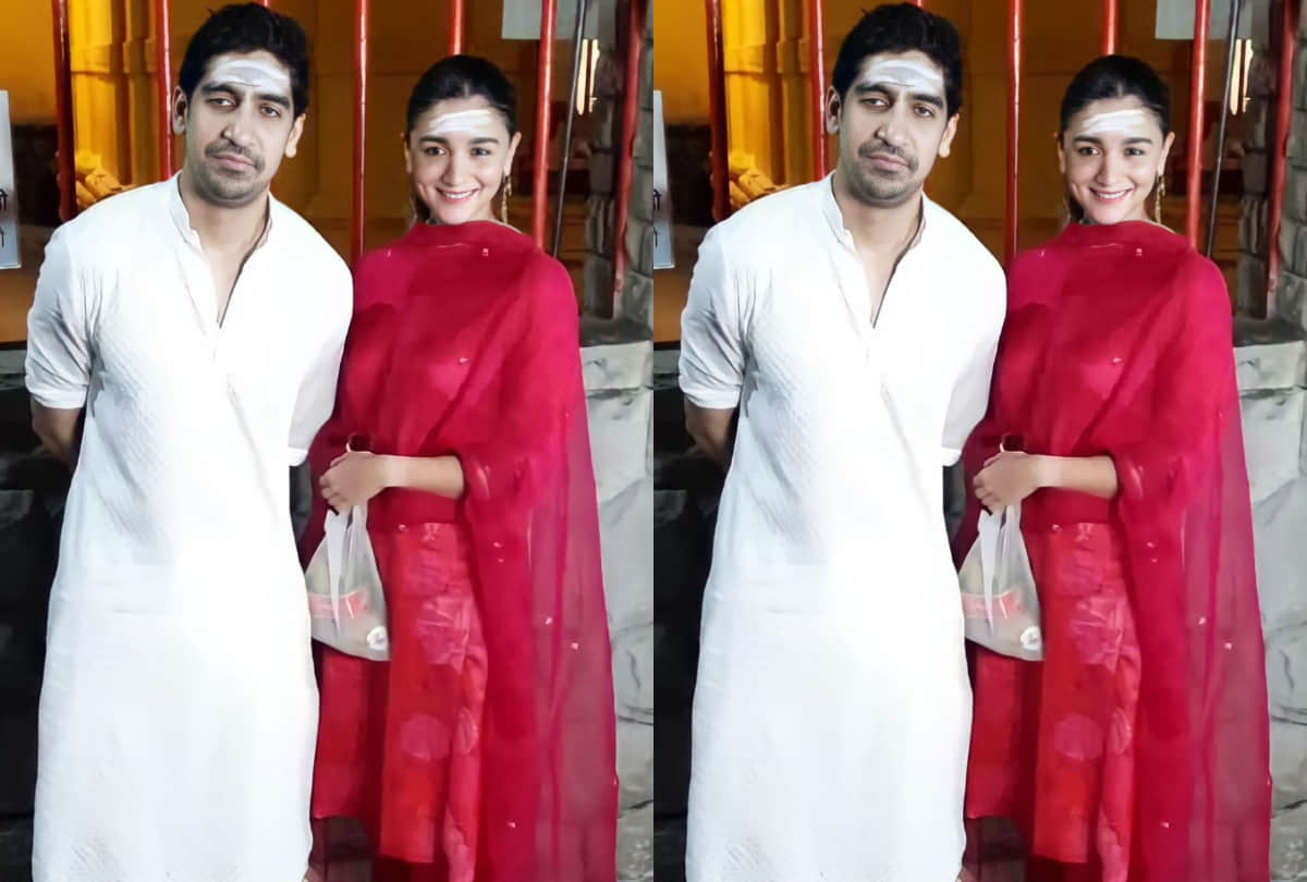 alia bhatt mahashivratri desi avatar outfit wear pink kurta look beautiful