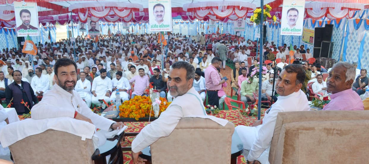 Scandal in Congress rule and crime in SP: Dr Sanjeev Balyan