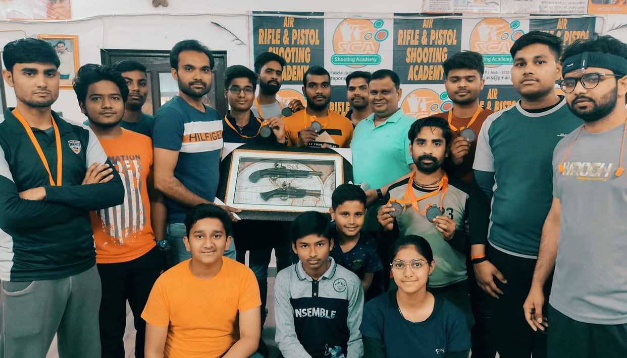 Etawah shooters won 17 medals