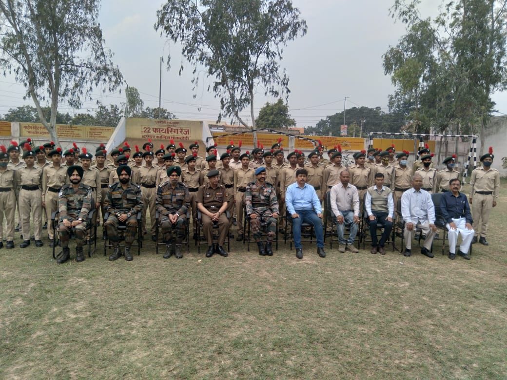 NCC officer bid farewell to Colonel Malik