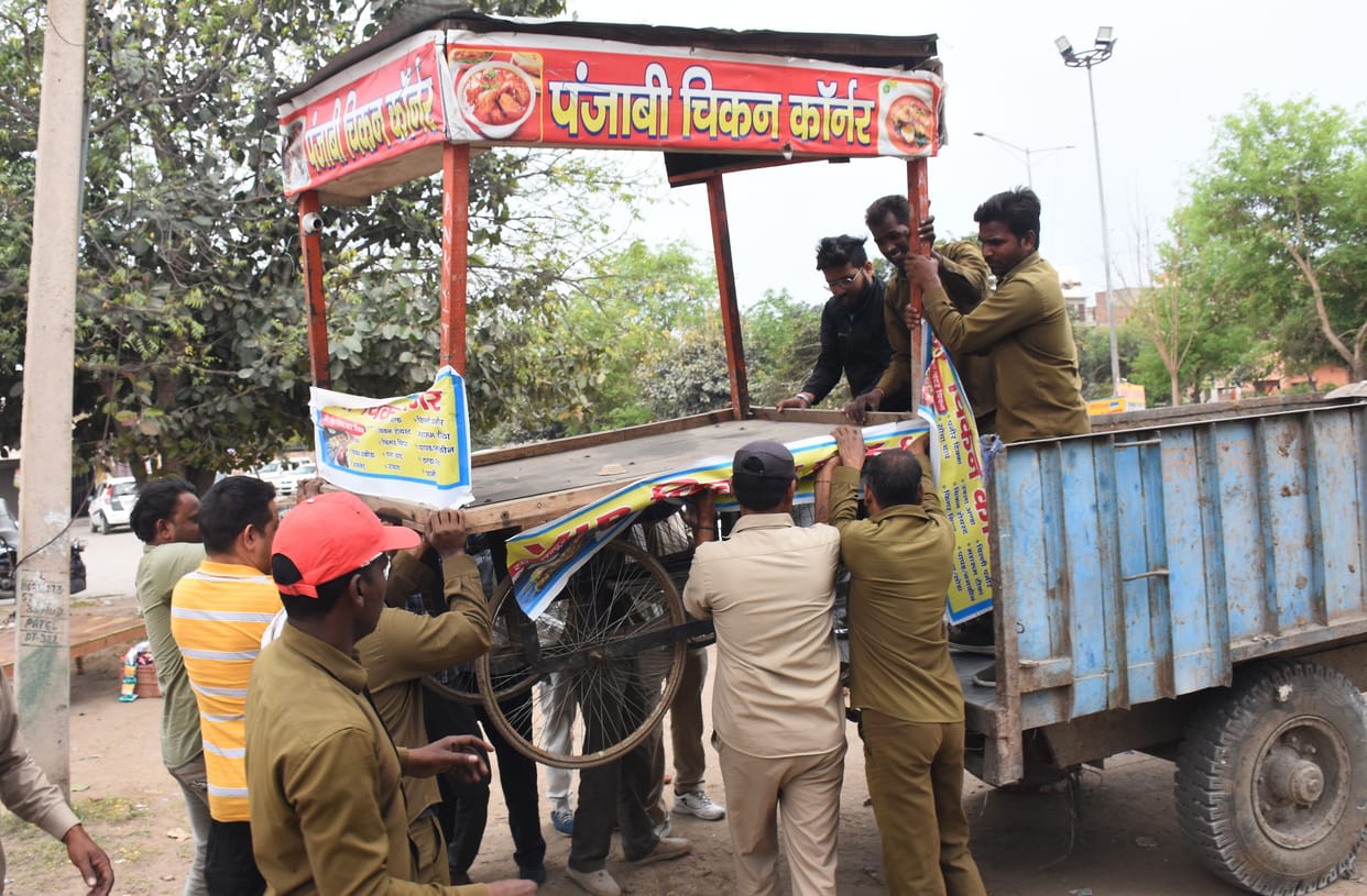 nagar parishad team, encroachment, things
