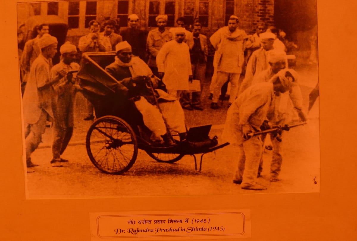 Pajhota Movement and Praja Mandal movement photo exhibition at Ridge shimla