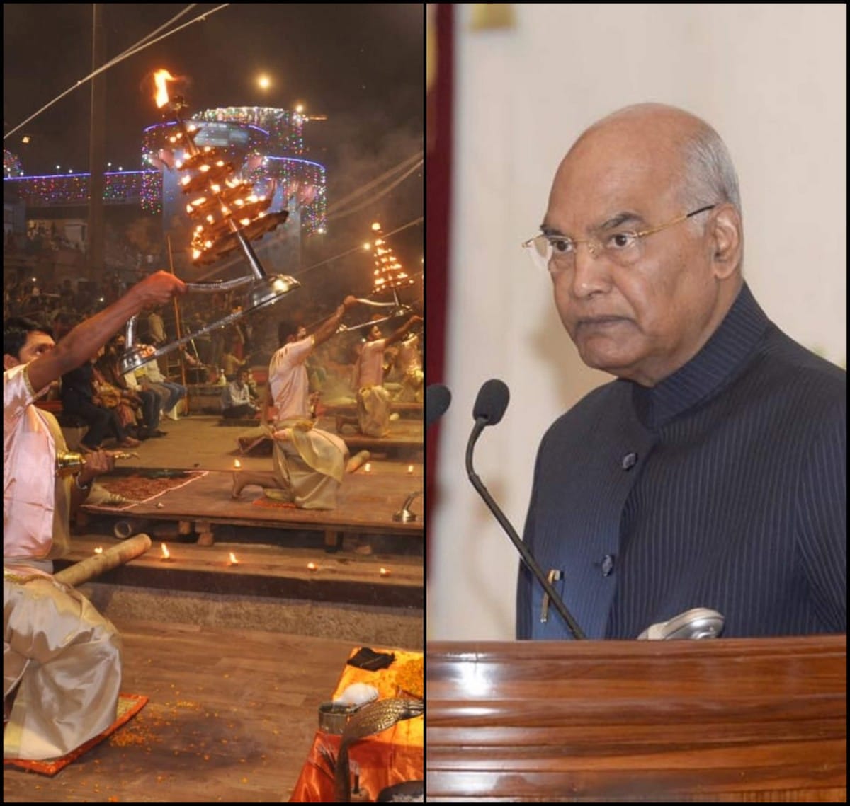 before president ramnath kovind arrival removing encroachment campaign in varanasi