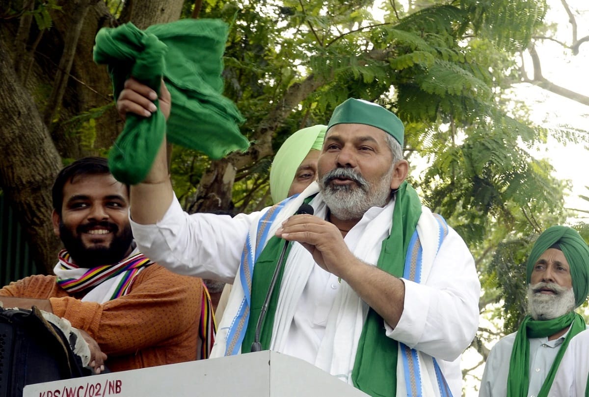 Bharatiya Kisan Union leader Rakesh Tikait said we will block the Delhi Noida border