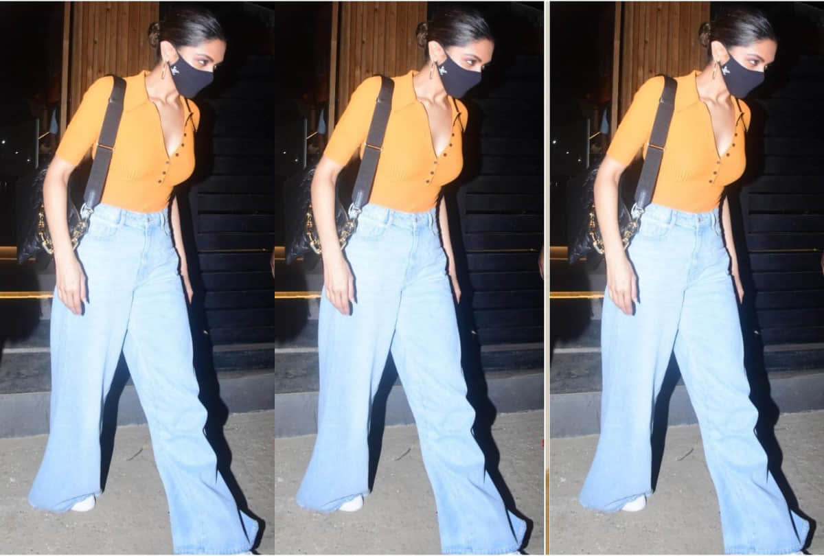 Deepika Padukone Fashion Style Match Bodysuit Outfits With Jeans