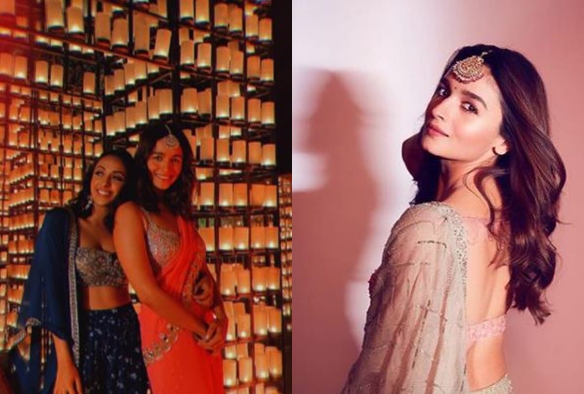 alia bhatt show party look on her birthday deepika padukone also attend bash at karan johar house