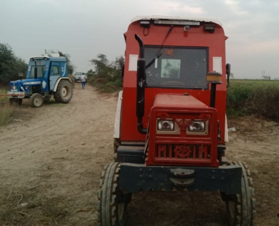 Farmers cultivating bullet proof tractors by installing CCTV cameras in Khurmpur village