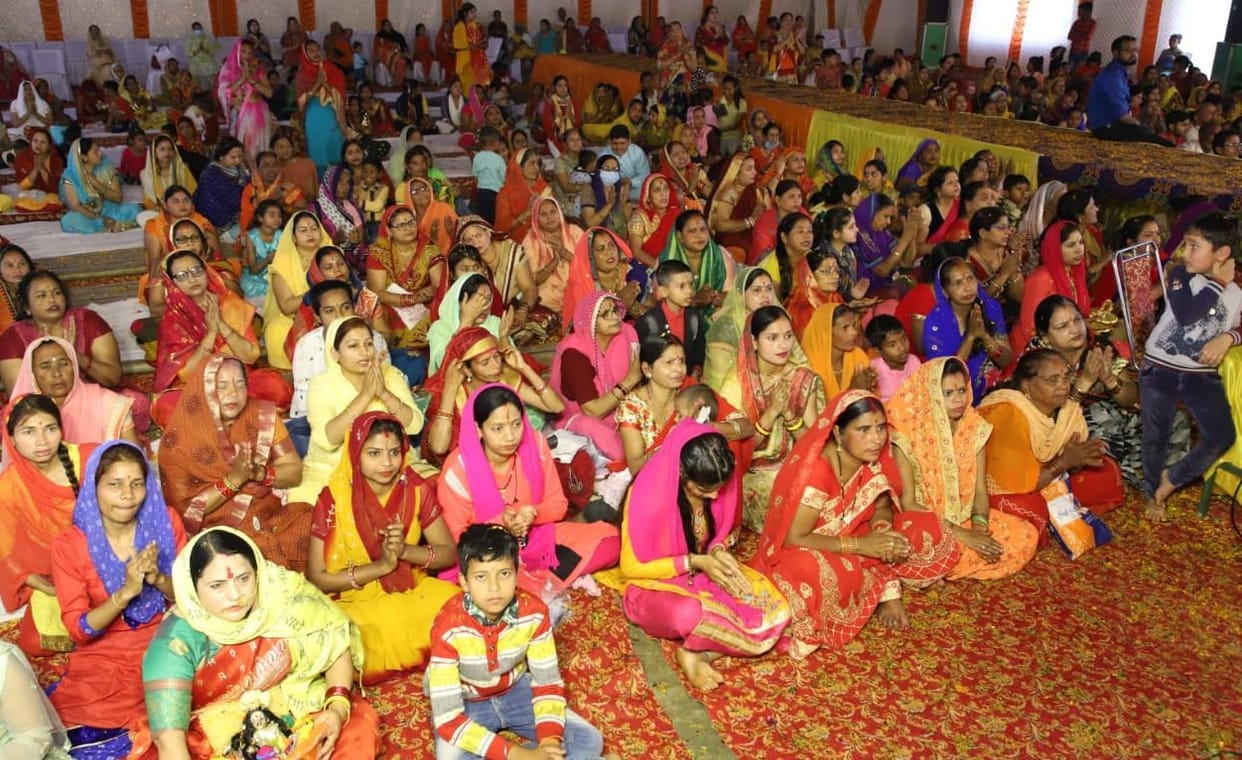 SriMadBhagvat Katha in full Swing