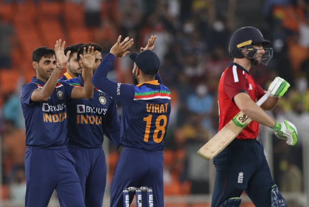 INDvENG 2nd T20I: Bhuvneshwar Kumar picks up an international wicket After 15 months and three days 