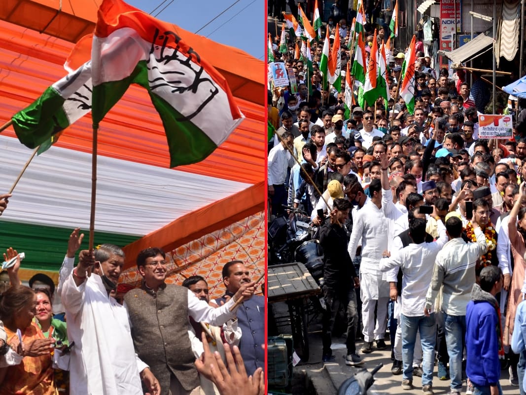uttarakhand news: congress protest against tirath singh rawat government in srinagar, indira hridayesh fell ill