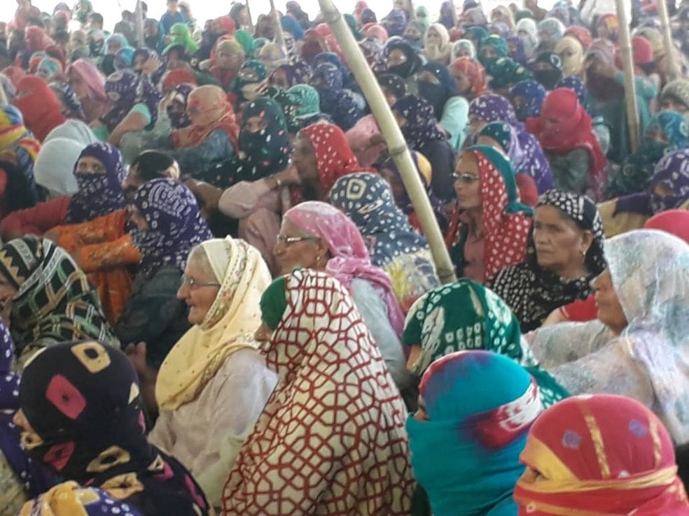 farmers protest, mla, no entry in villege