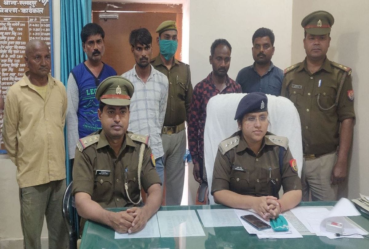 Police caught sheep thief gang in agra