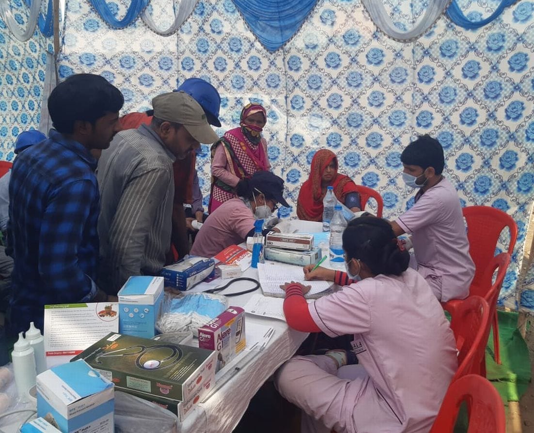 350 People gets Benifit in Free Health Camp