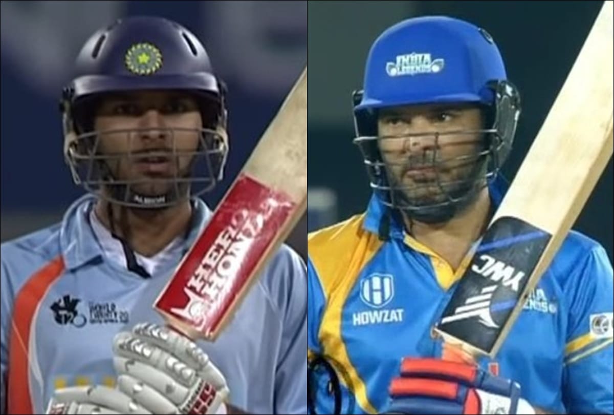 Yuvraj Singh smashes six sixes in a world road safety series says wants to come back in Team India