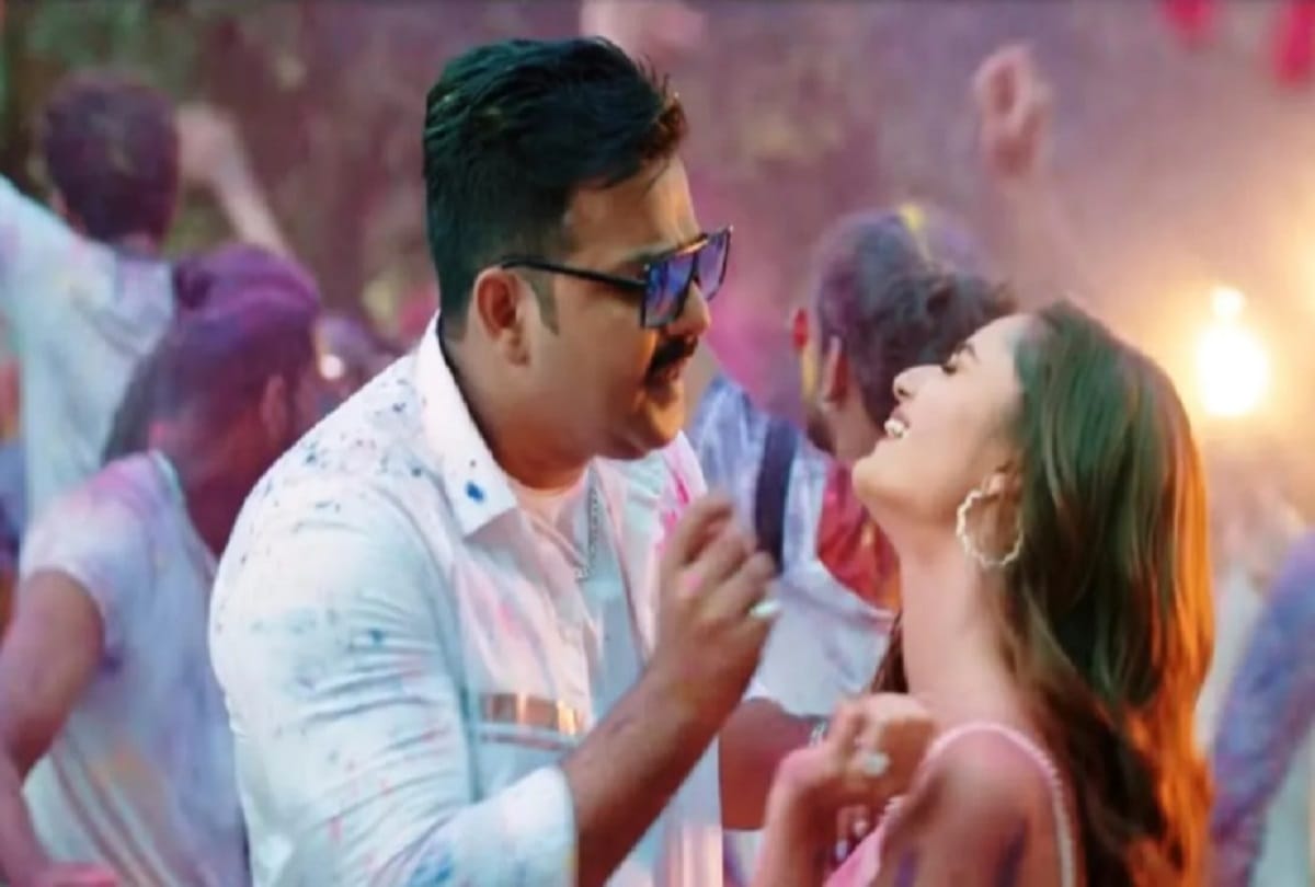 bhojpuri gana pawan singh new holi song babuni tere rang mein goes viral on Youtub